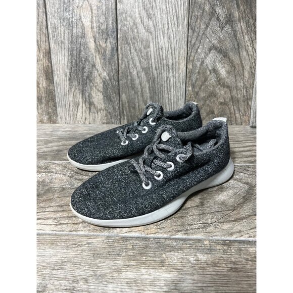 All Birds The Wool Runners Grey Marino Wool Running Shoes Women's Size 8 - Picture 1 of 7